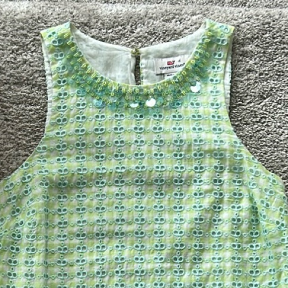 Vineyard Vines Ripple Eyelet & Gingham Blouse - Picture 3 of 6